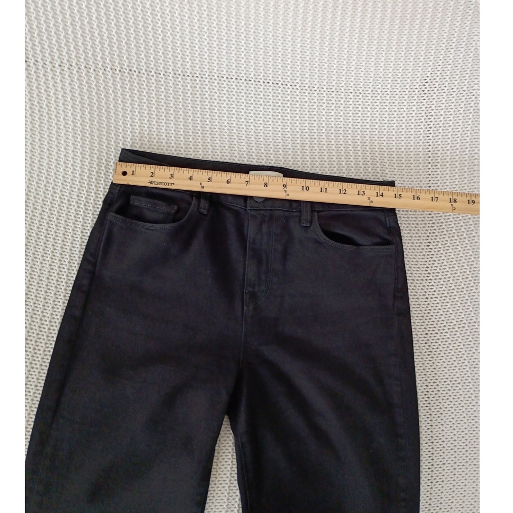 L'AGENCE SERA NWOT High Rise Bootcut Jeans Saturated‎ Black 30x30 Flare USA $298 - Picture 9 of 12